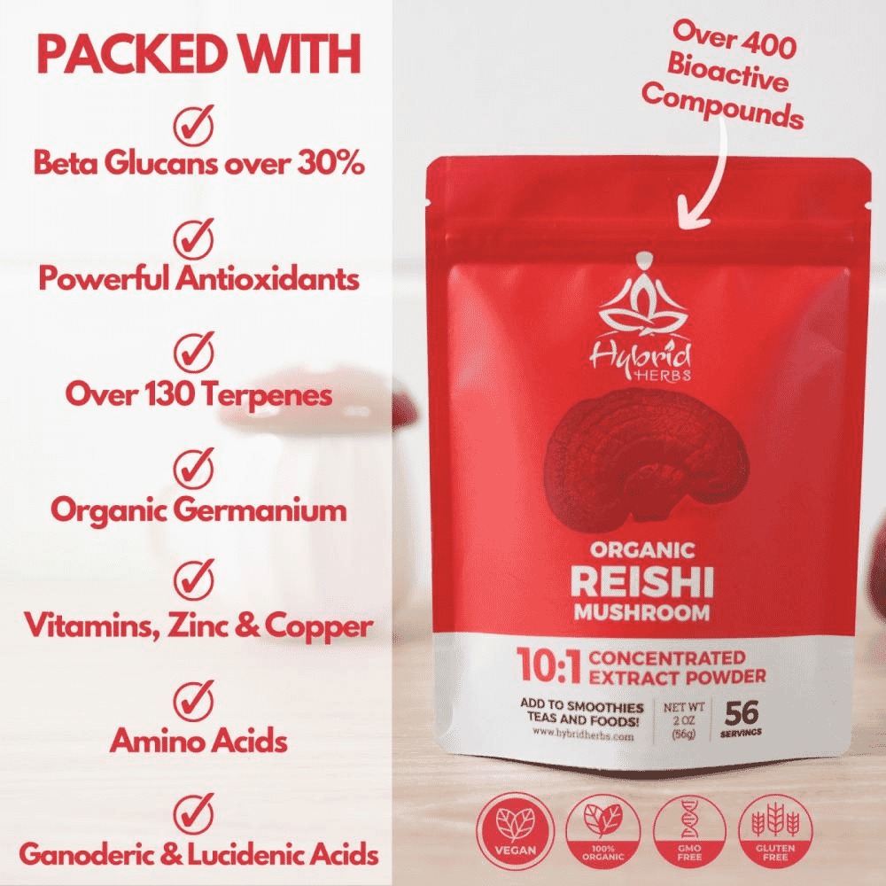 Organic Reishi Mushroom 56g