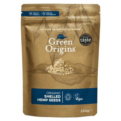 Organic Shelled Hemp Seeds 250g