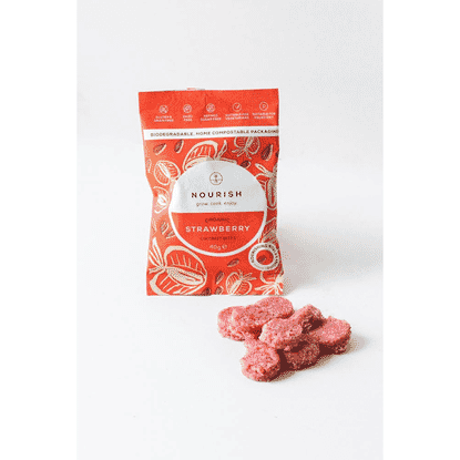 Organic Strawberry Coconut Bites 10 x 40g CASE