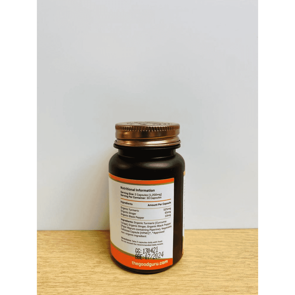 Organic Turmeric + Ginger & Black Pepper 30s