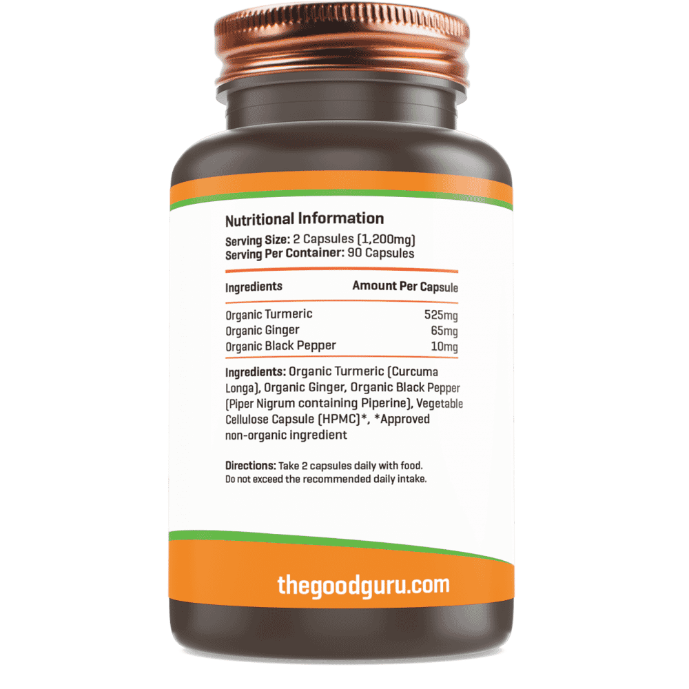 Organic Turmeric + Ginger & Black Pepper 90s