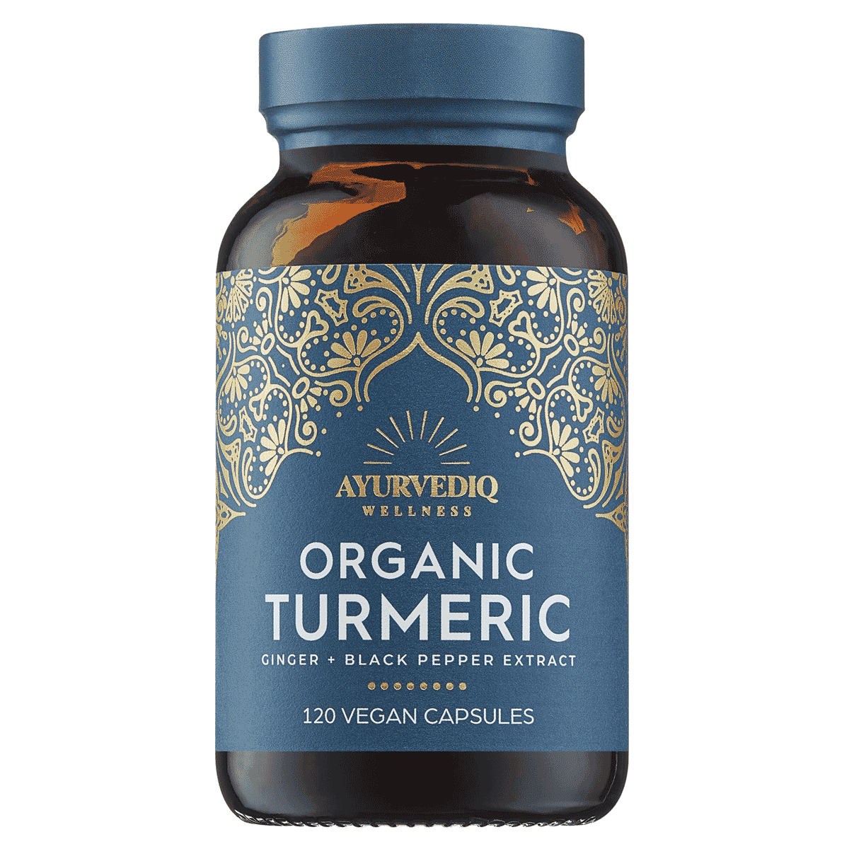 Organic Turmeric Ginger + Black Pepper Extract 120s