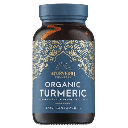 Organic Turmeric Ginger + Black Pepper Extract 120s