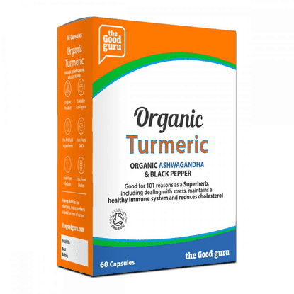 Organic Turmeric, Organic Ashwagandha & Black Pepper 60s