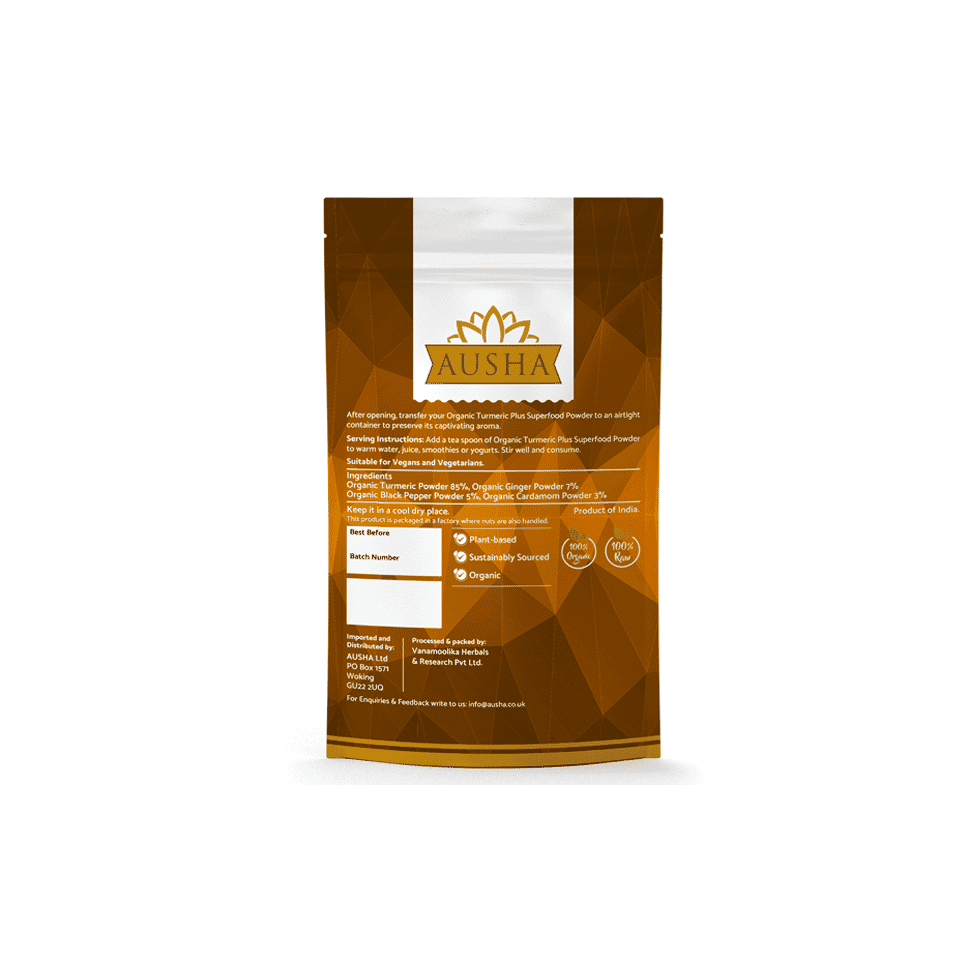 Organic Turmeric Plus Superfood Powder 250g