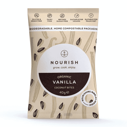 Organic Vanilla Coconut Bites 40g SINGLE