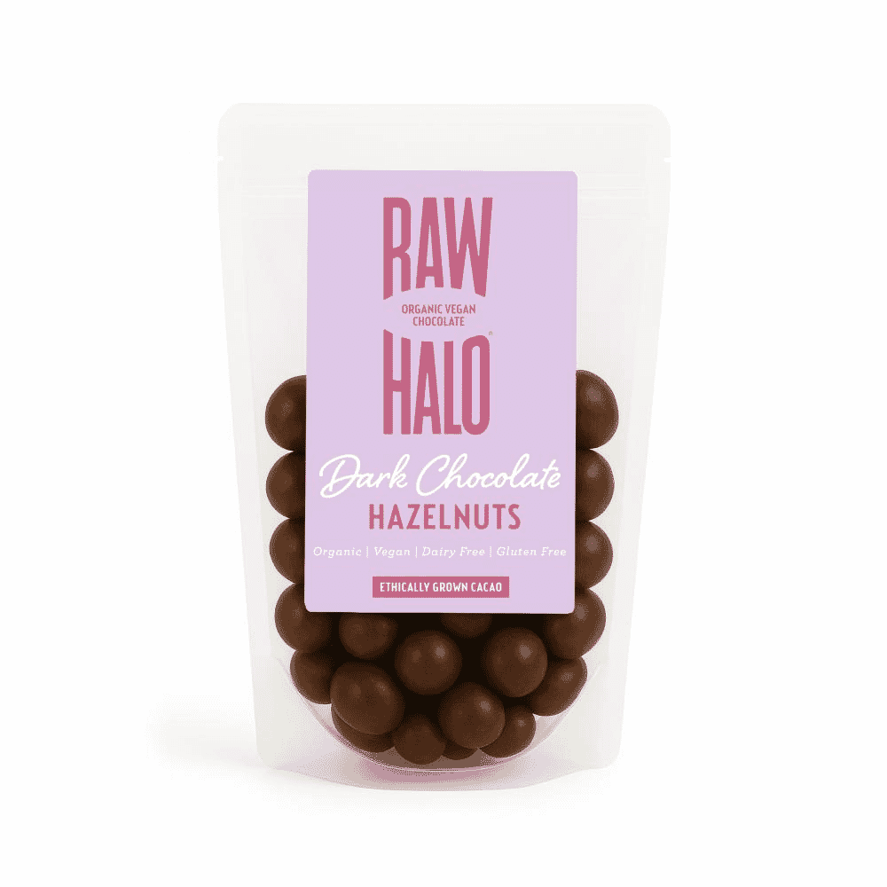 Organic Vegan Dark Chocolate Hazelnuts 85g