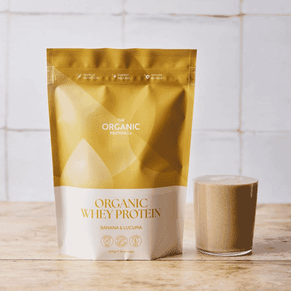 Organic Whey Protein Banana & Lucuma 600g