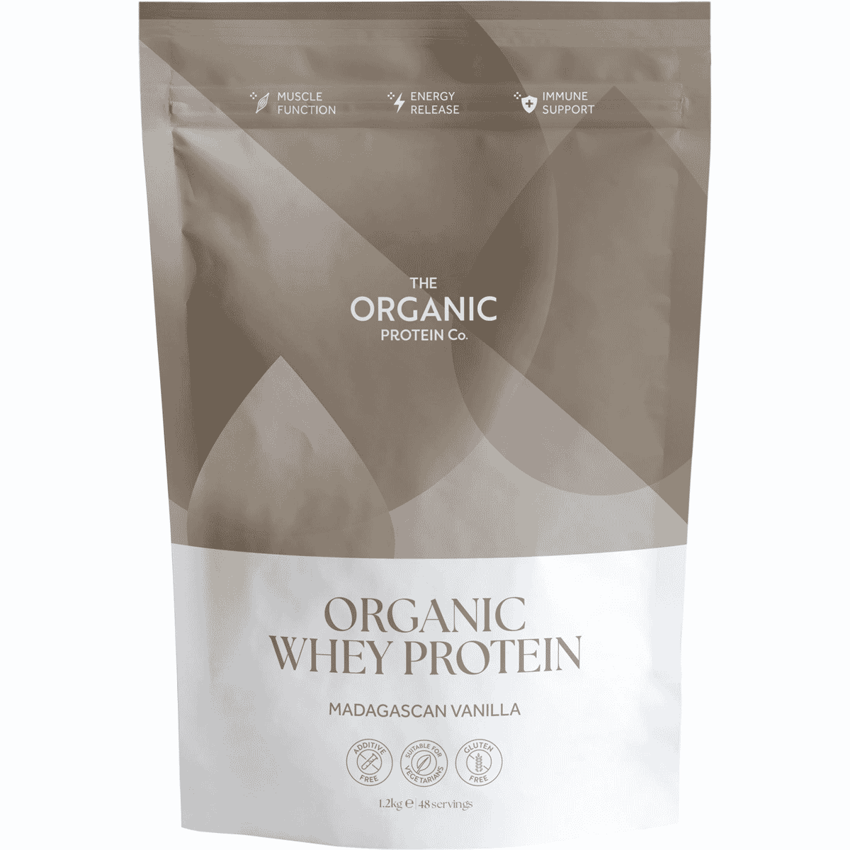 Organic Whey Protein Madagascan Vanilla 1.2kg