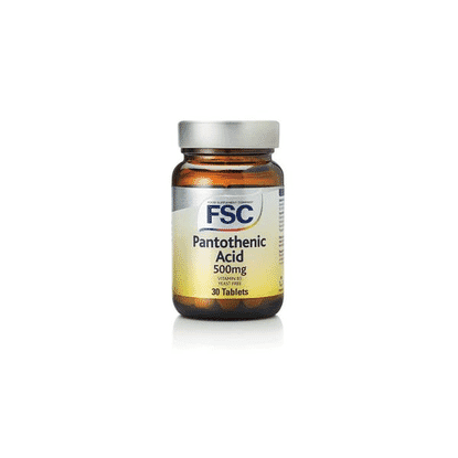 Pantothenic Acid 500mg 30s