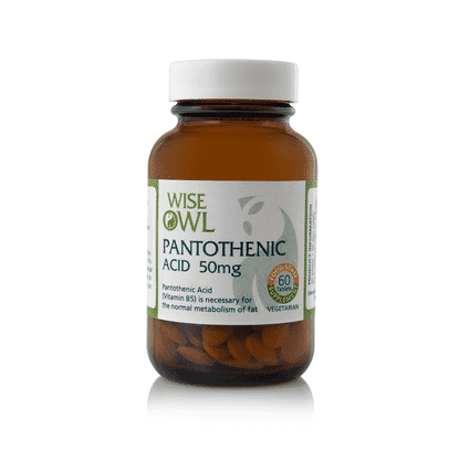 Pantothenic Acid 50mg 60s