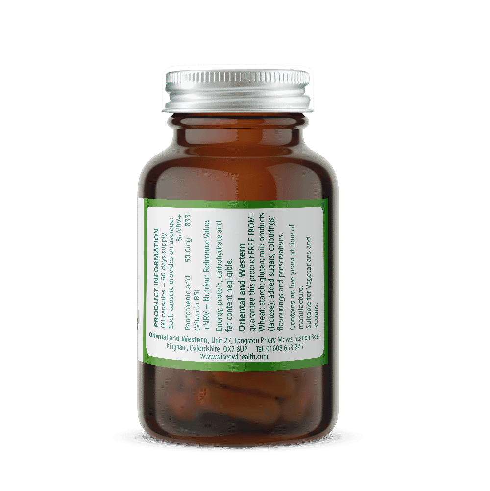 Pantothenic Acid 50mg 60s
