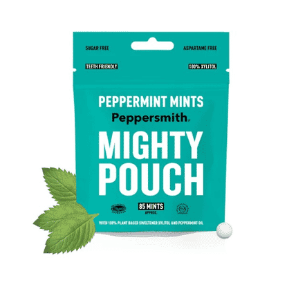 Peppermint Mints Mighty Pouch 6 x 85s CASE