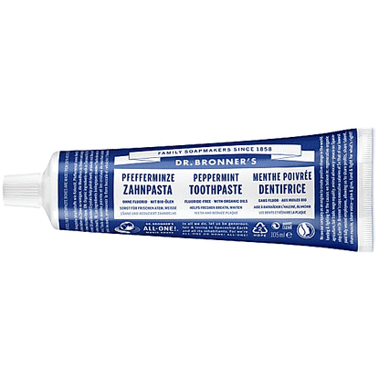 Peppermint Toothpaste (Fluoride Free) 105ml