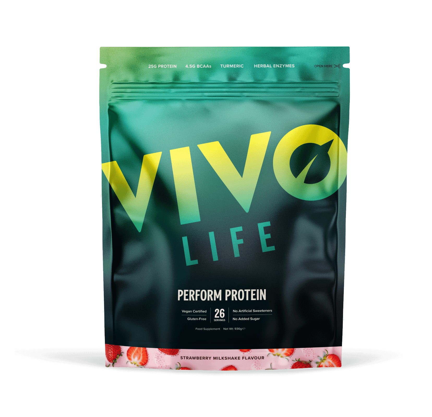 Perform Plant Protein Strawberry Milkshake 936g