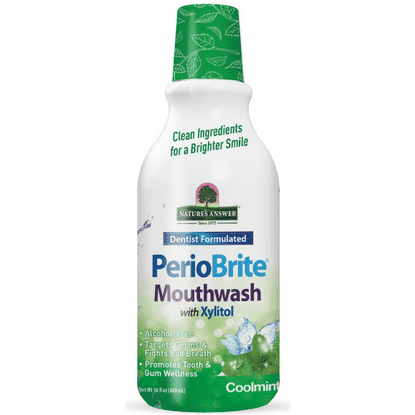 Periobrite Mouthwash with Xylitol Coolmint 480ml