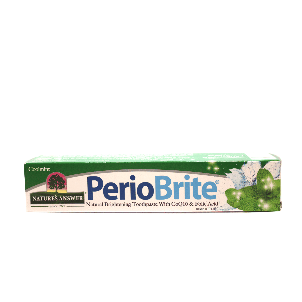 PerioBrite Toothpaste with Xylitol (Fluoride-Free) Coolmint 113g