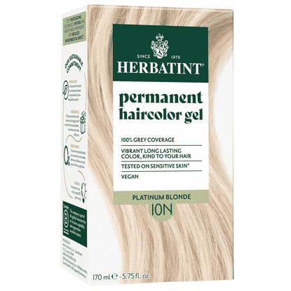 Permanent Hair Color Gel 10N Platinum Blonde 170ml