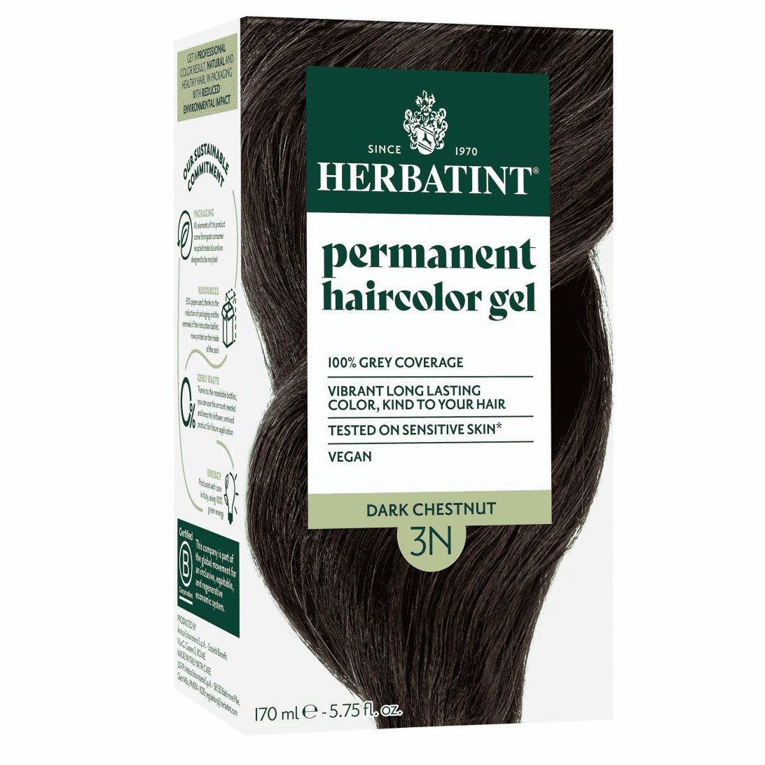 Permanent Hair Color Gel 3N Dark Chestnut 170ml