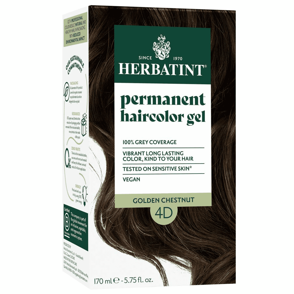 Permanent Hair Color Gel 4D Golden Chestnut 170ml