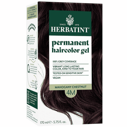 Permanent Hair Color Gel 4M Mahogany Chestnut 170ml