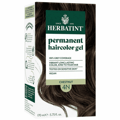 Permanent Hair Color Gel 4N Chestnut 170ml