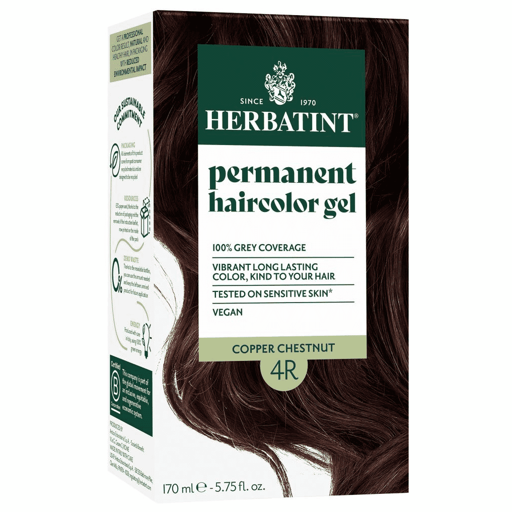 Permanent Hair Color Gel 4R Copper Chestnut 150ml