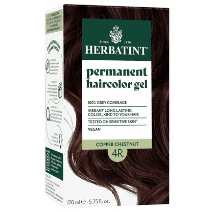 Permanent Hair Color Gel 4R Copper Chestnut 150ml