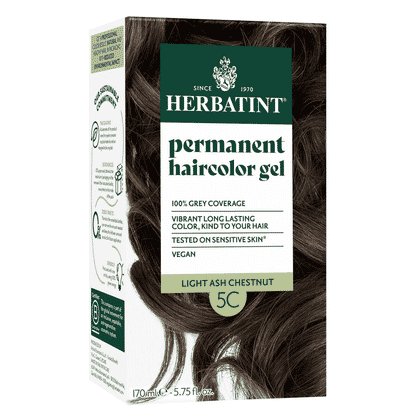Permanent Hair Color Gel 5C Light Ash Chestnut 170ml
