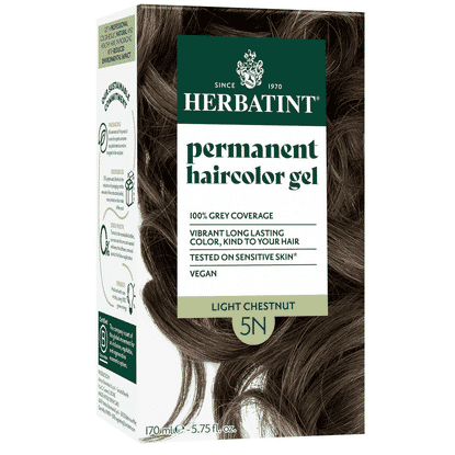 Permanent Hair Color Gel 5N Light Chestnut 170ml