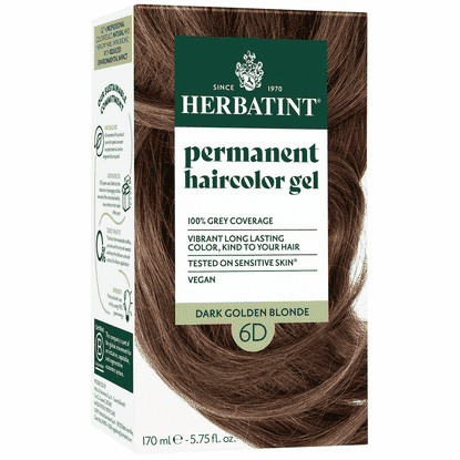 Permanent Hair Color Gel 6D Dark Golden Blonde 170ml