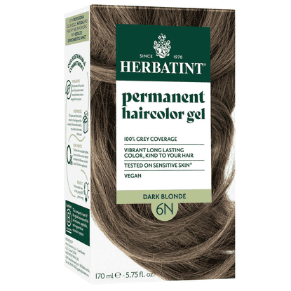 Permanent Hair Color Gel 6N Dark Blonde 170ml