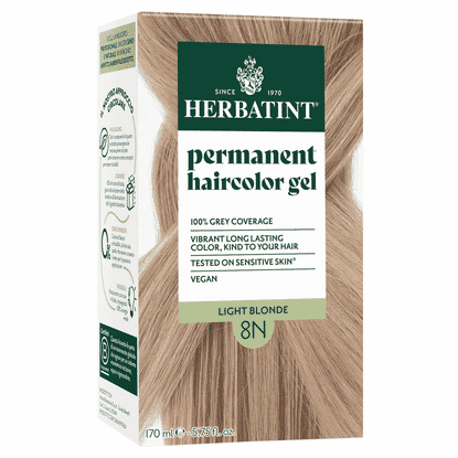 Permanent Hair Color Gel 8N Light Blonde 170ml