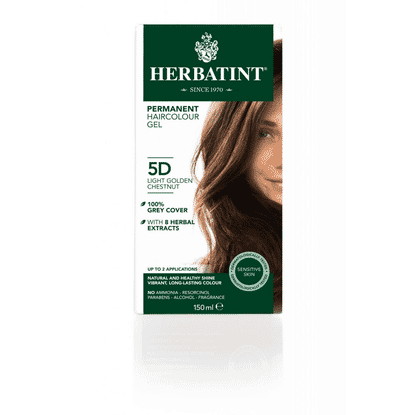 Permanent Hair Colour Gel 5D Light Golden Chestnut 150ml