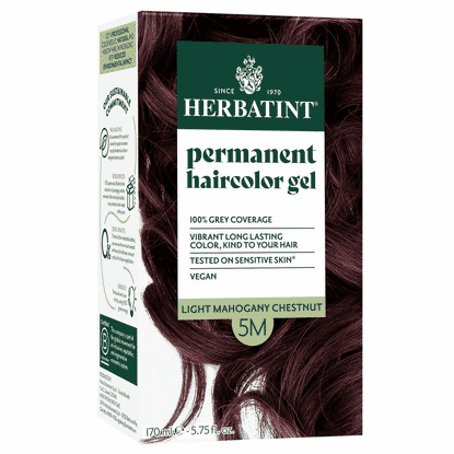 Permanent Hair Colour Gel 5M Light Mahogany Chestnut 150ml