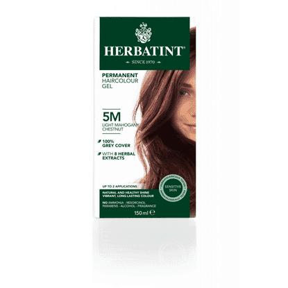 Permanent Hair Colour Gel 5M Light Mahogany Chestnut 150ml