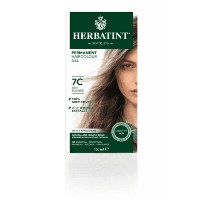 Permanent Hair Colour Gel 7C Ash Blonde 150ml