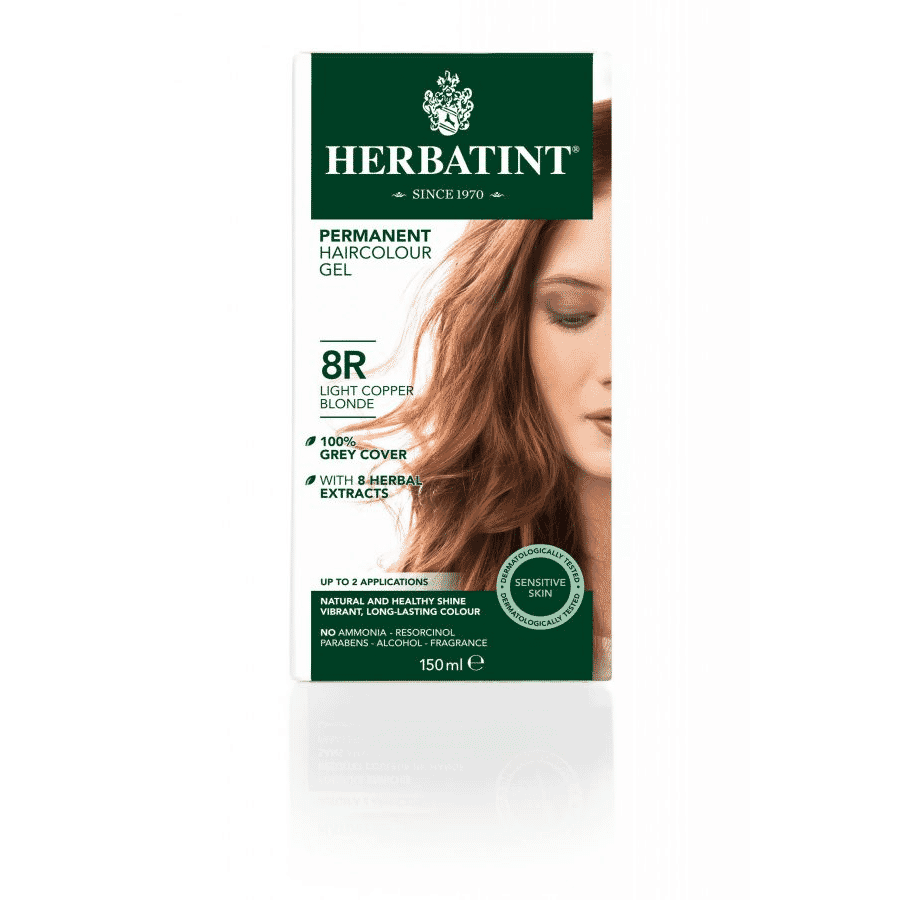 Permanent Hair Colour Gel 8R Light Copper Blonde 150ml