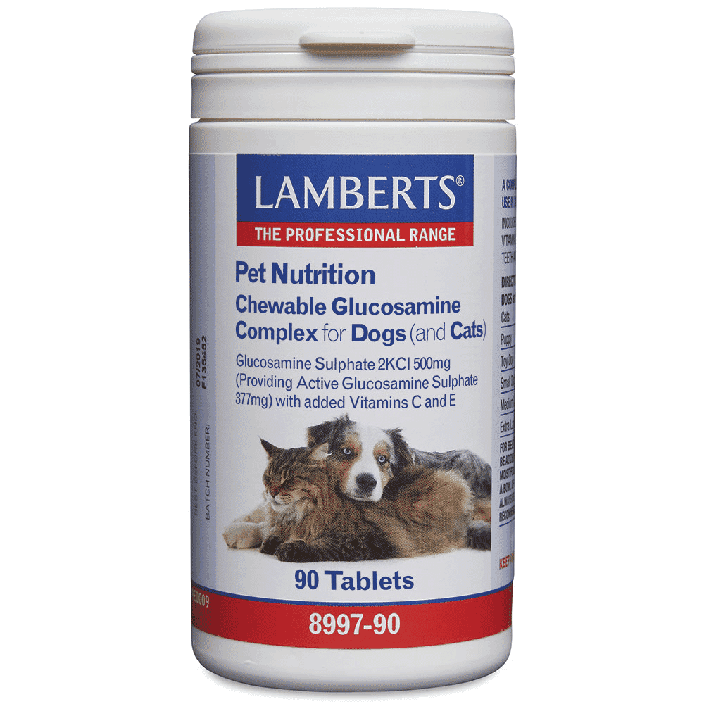 Pet Nutrition Chewable Glucosamine Complex for Dogs (and Cats) 90s