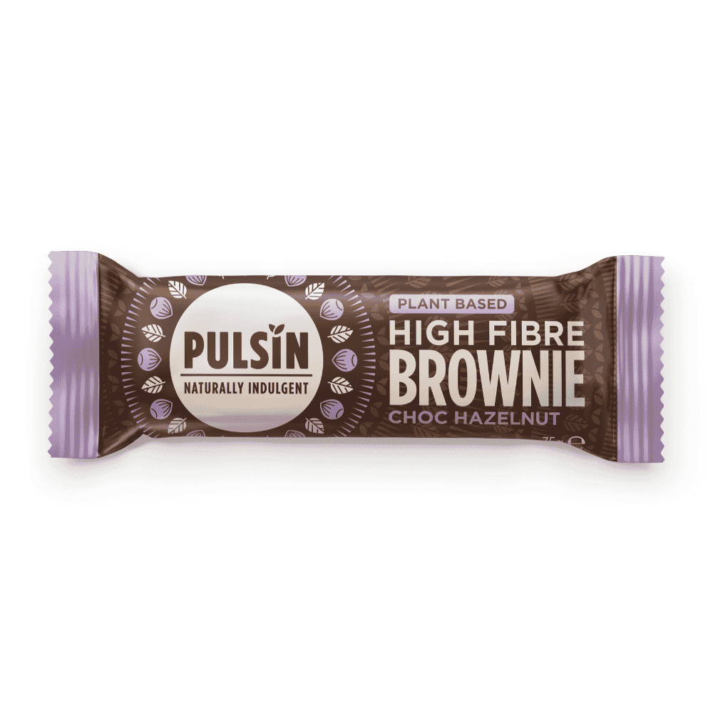 Plant Based High Fibre Brownie Choc Hazelnut 18 x 35g CASE