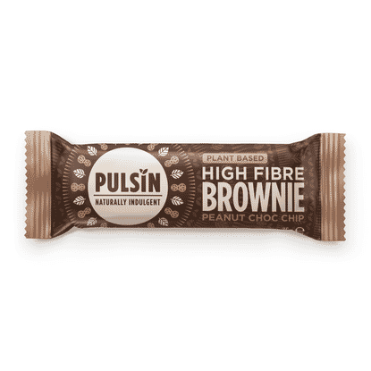 Plant Based High Fibre Brownie Peanut Choc Chip 35g SINGLE