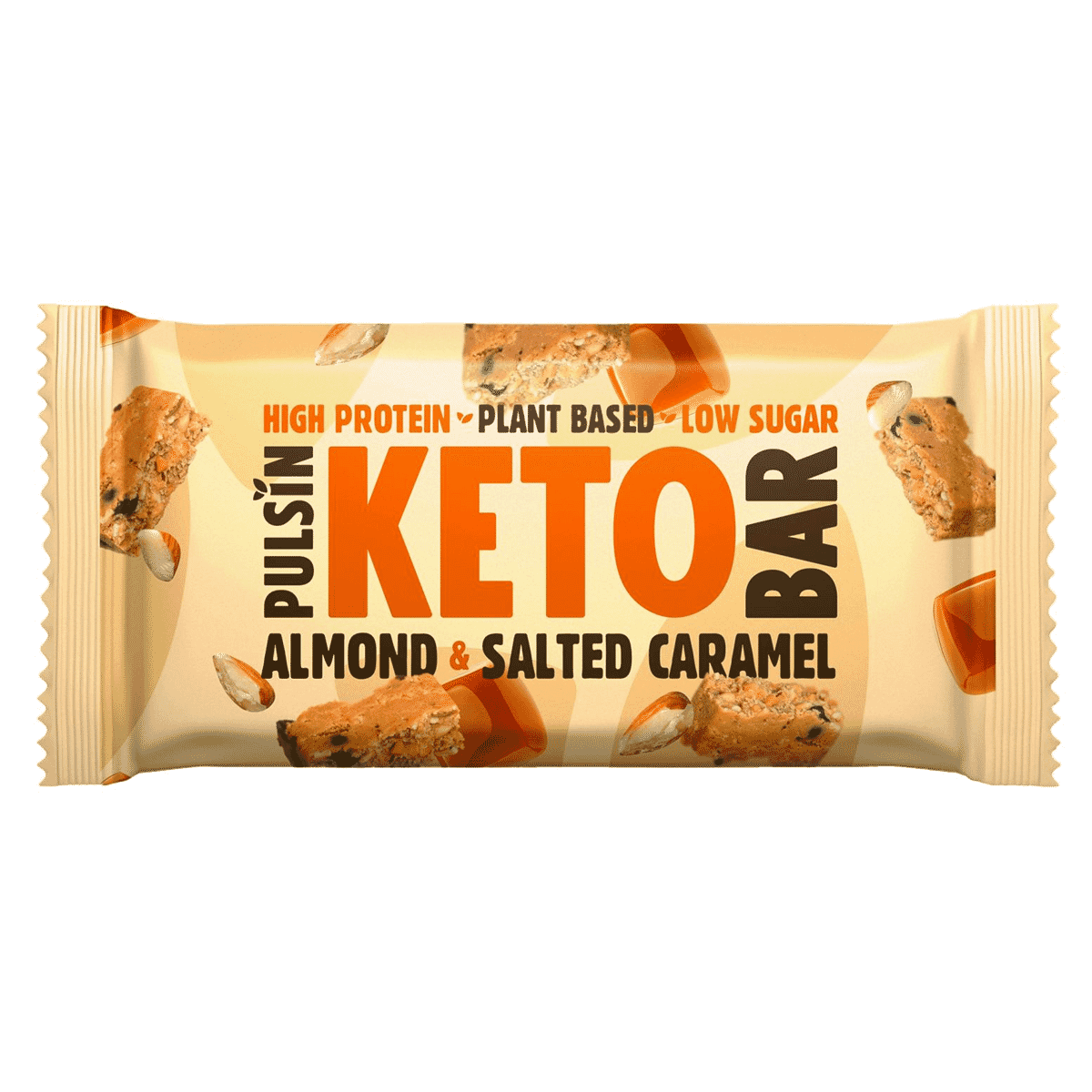Plant Based Keto Bar Almond & Salted Caramel 50g SINGLE