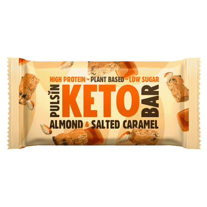 Plant Based Keto Bar Almond & Salted Caramel 50g SINGLE