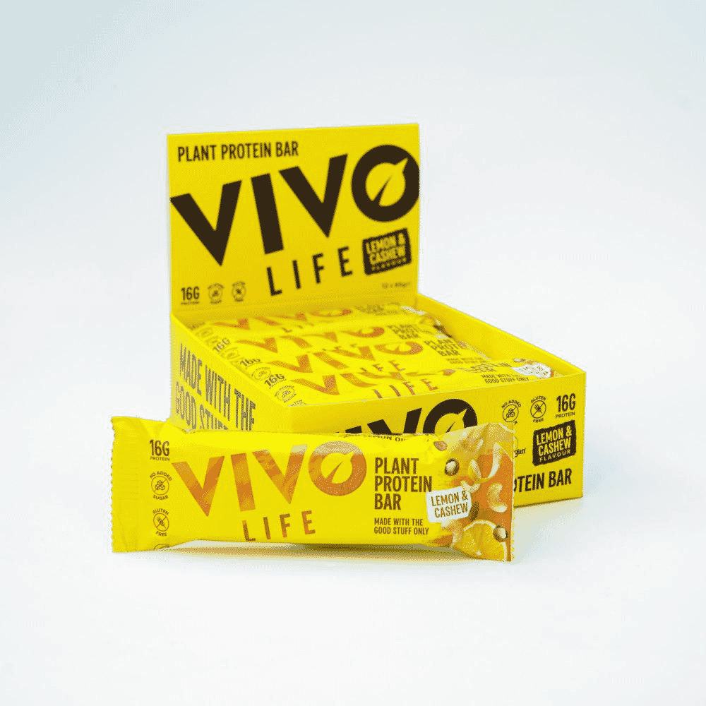 Plant Protein Bar Lemon & Cashew 65g x12 CASE