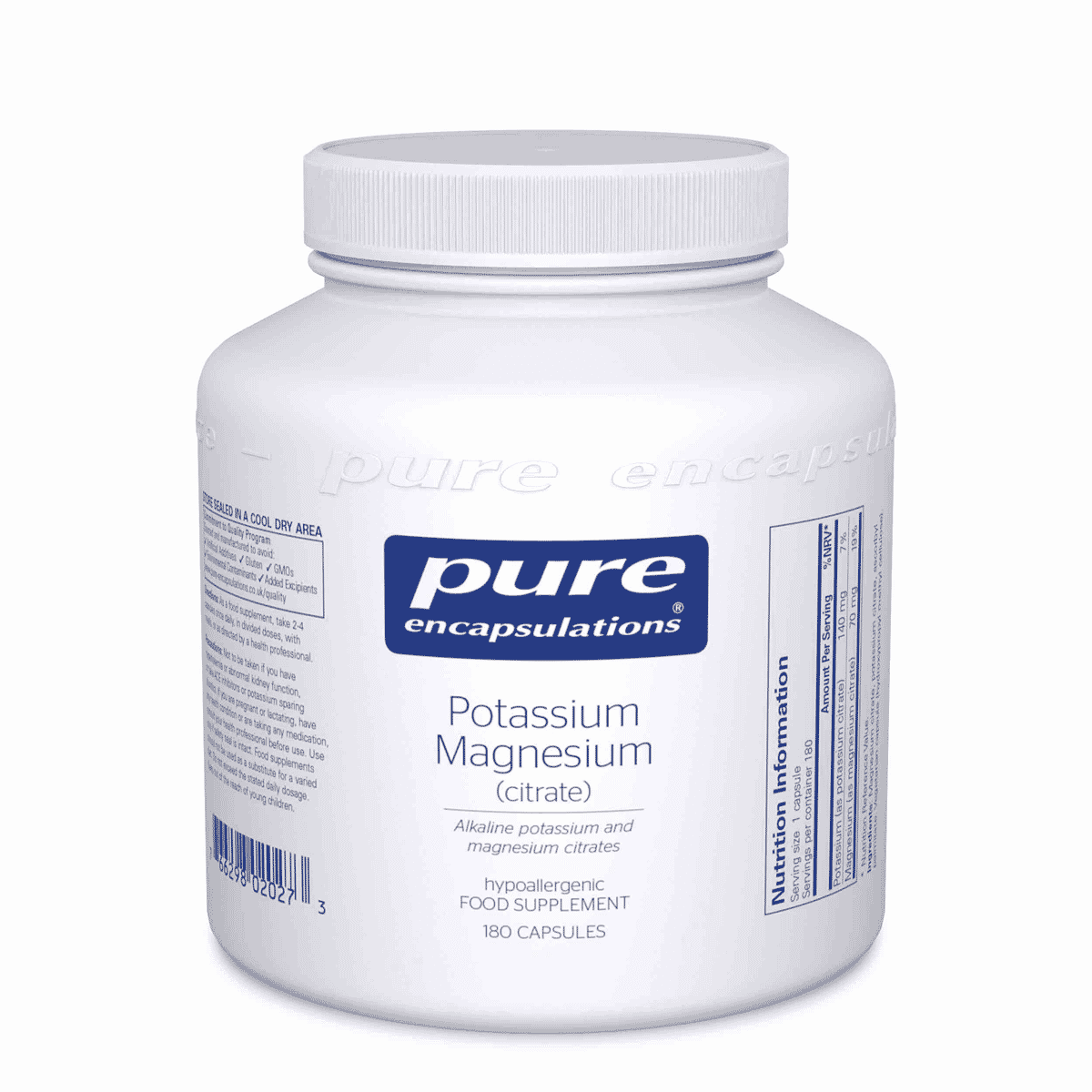Potassium Magnesium (Citrate) 180s