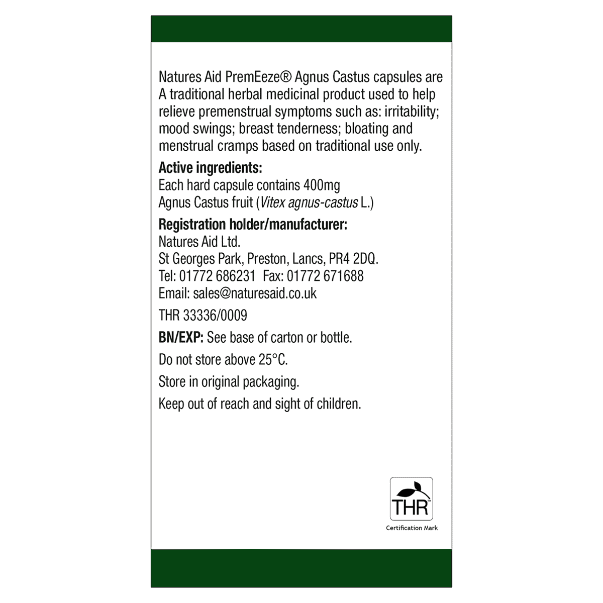 PremEeze® Agnus Castus Capsules 60s