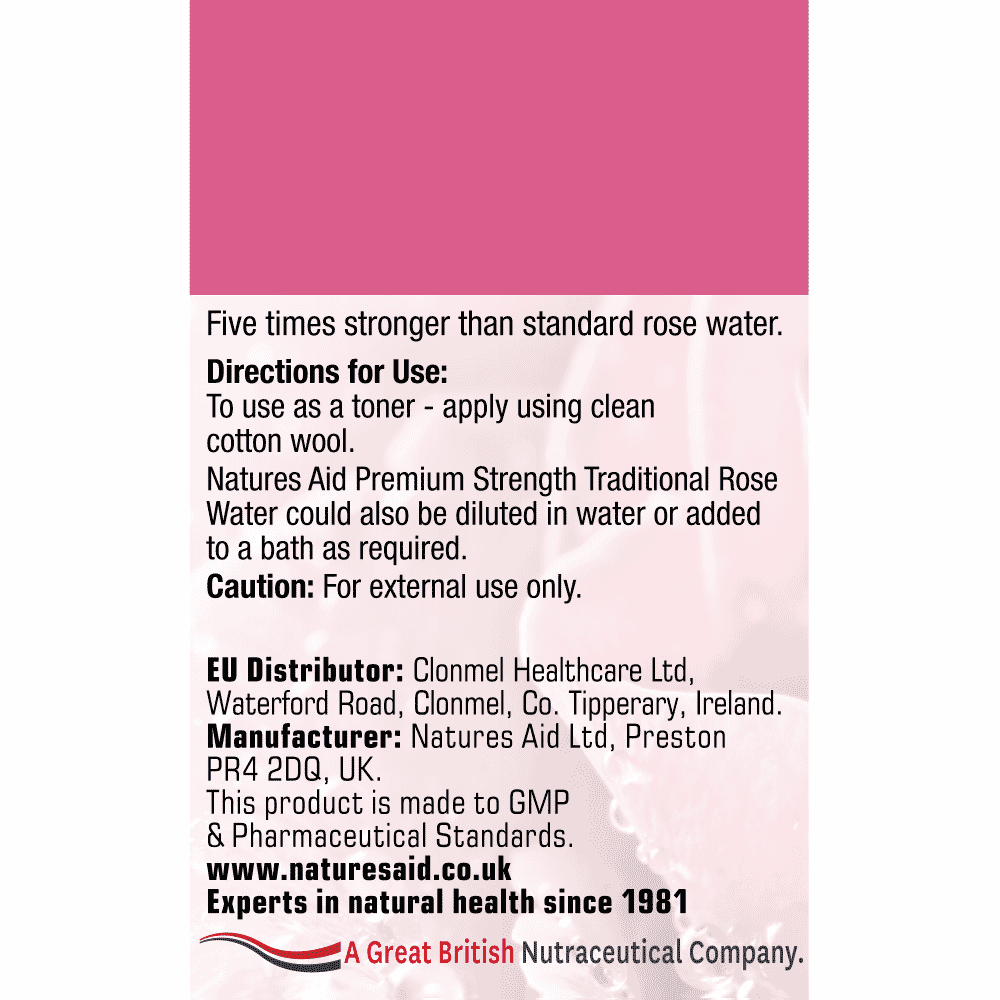 Premium Strength Traditional Rose Water 150ml
