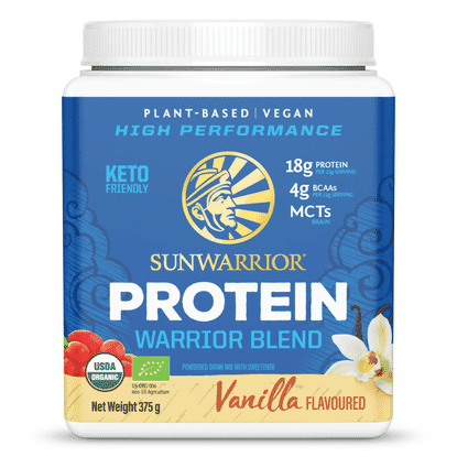 Protein Warrior Blend Vanilla 375g (Blue Tub)