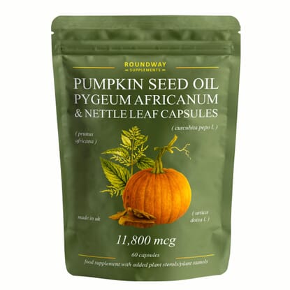 Pumpkin Seed Oil, Pygeum Africanum & Nettle Leaf Capsules 60s