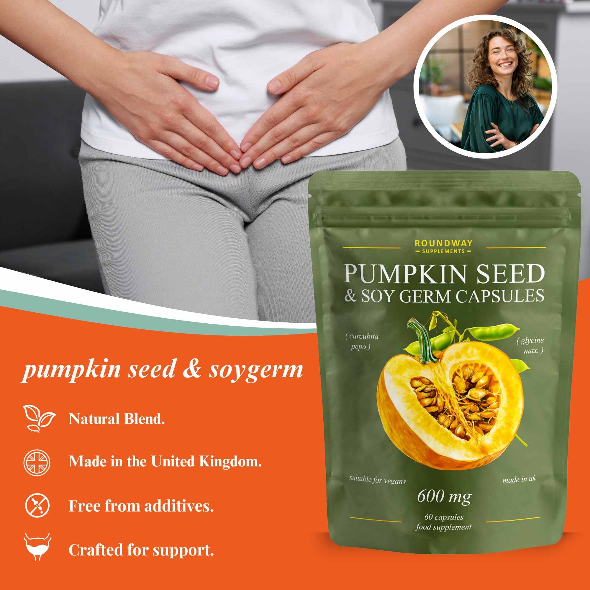 Pumpkin Seed & Soy Germ Capsules 60s